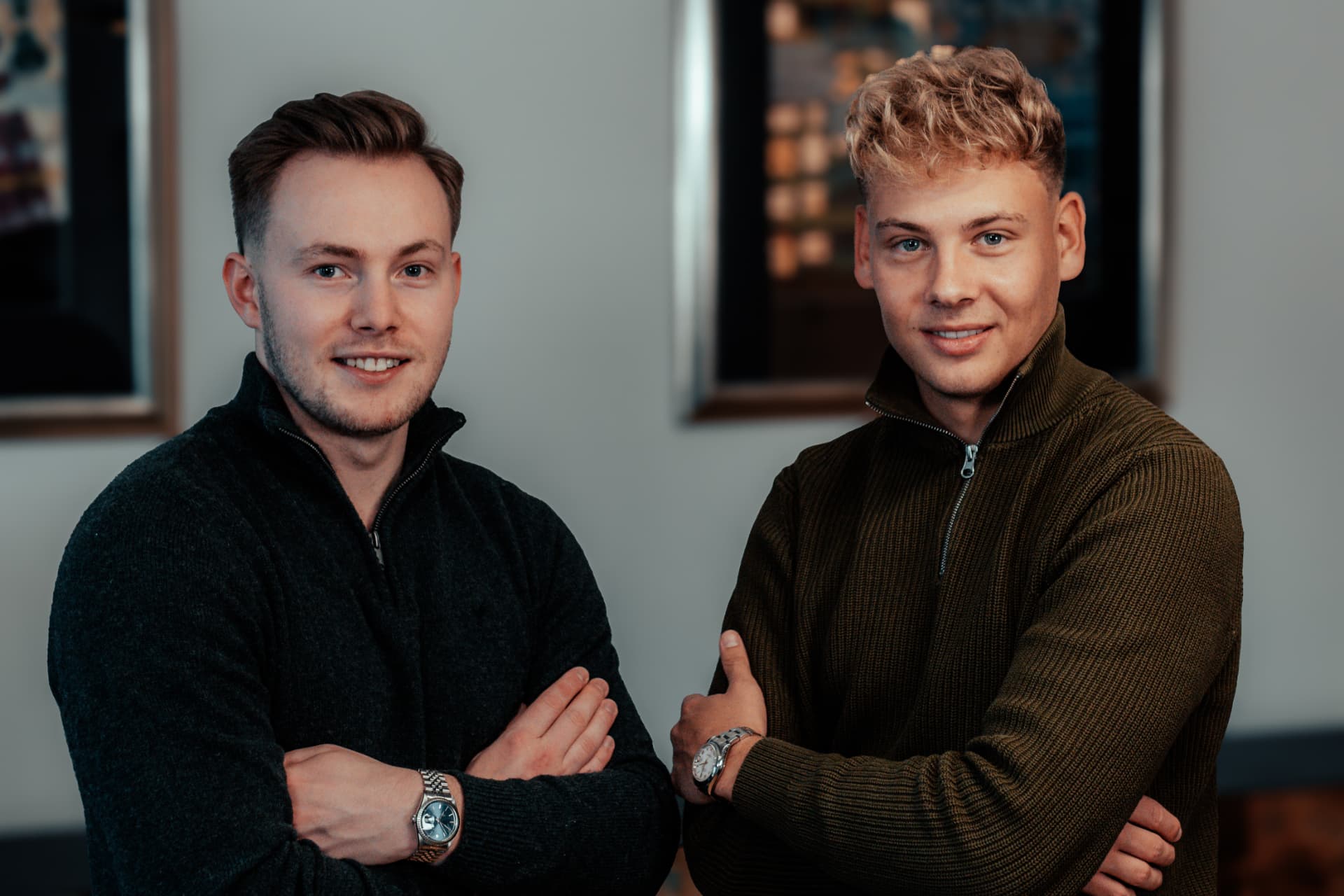 Jan Beckmann und Kenneth Busche von Leinewert Immobilien in Hannover